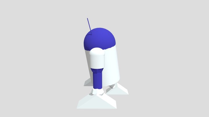 R2-D2 3D Model
