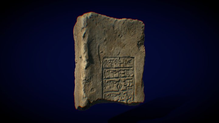 Stamped Brick from Malgium 3D Model