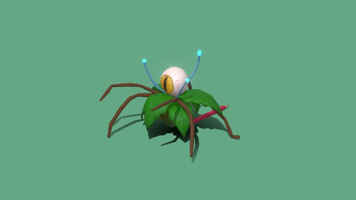 PlantBoy Animated EndBoss 3D Model