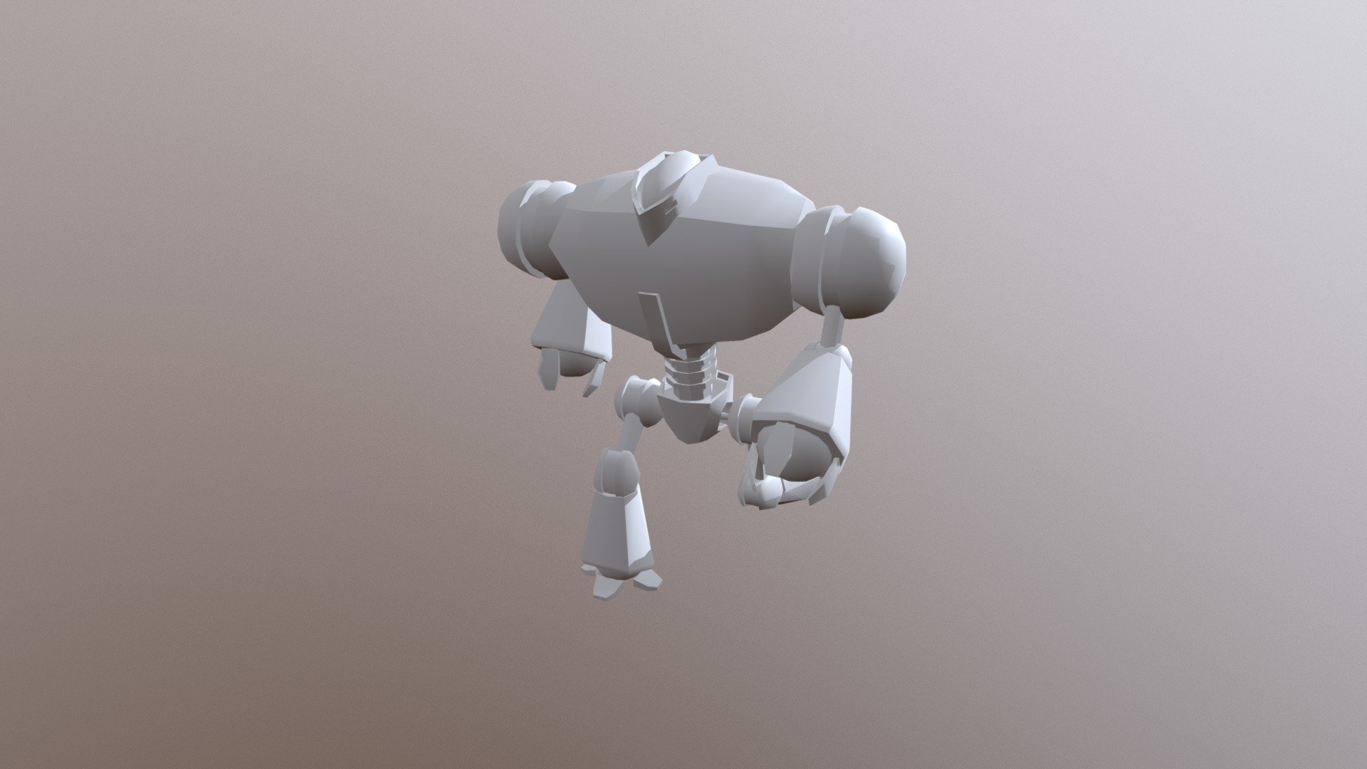 Robot Run 3D model by Kayden Williams (kaydenW) [f0d62de] Sketchfab