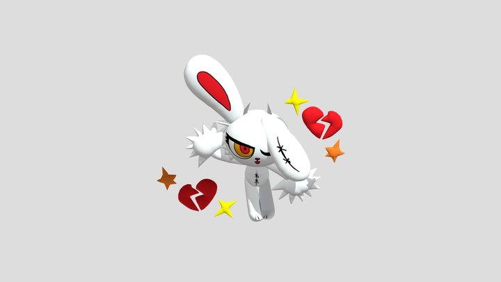 Bloody Bunny 3D Model