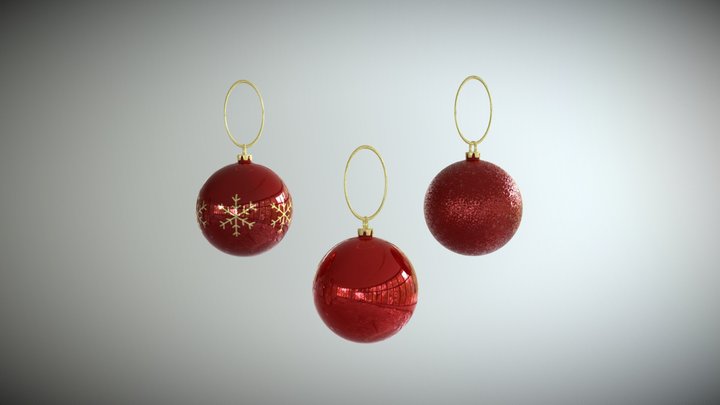 Tree Decorations 3D Model