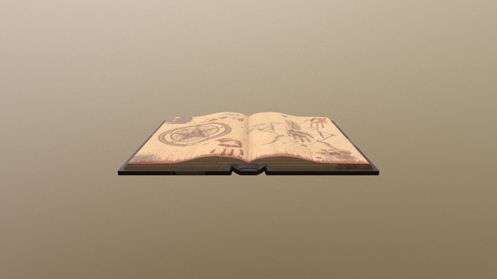 Satanic Book 3D Model