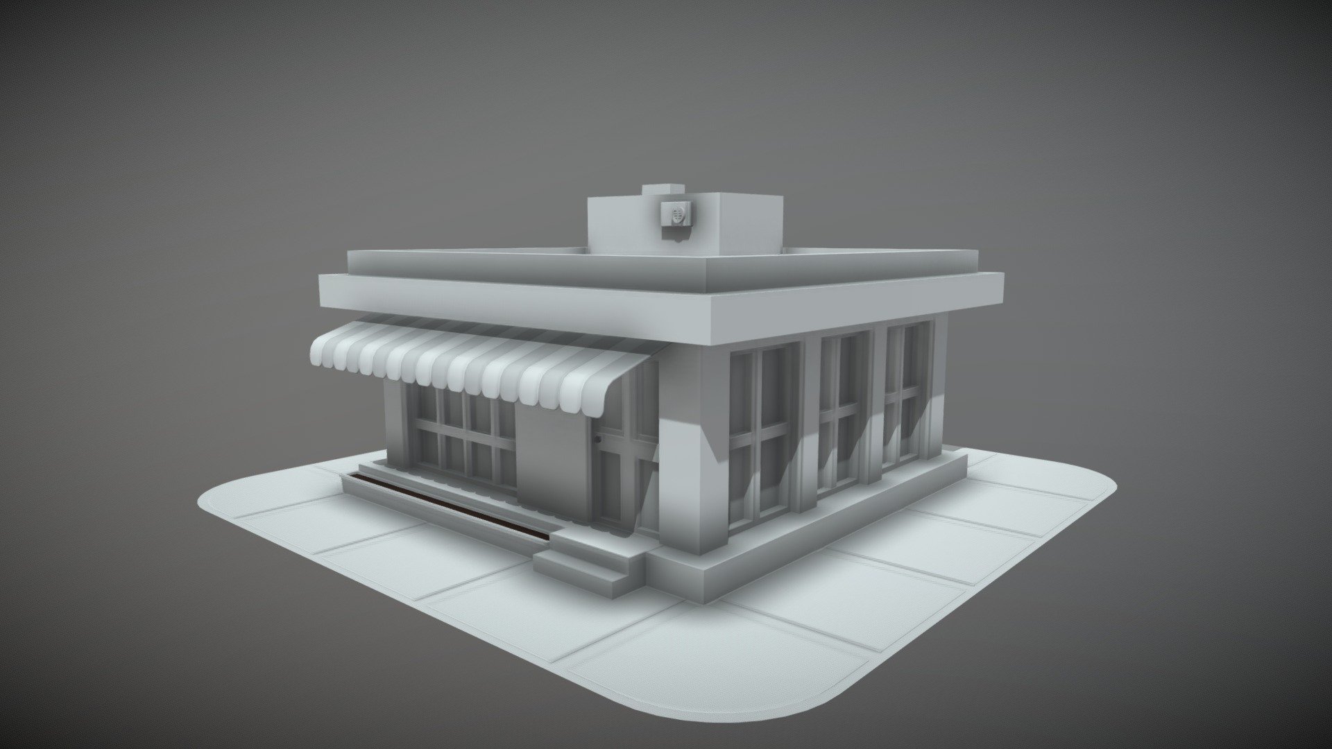 Small Store - Download Free 3D model by shaesario [f0d6daa] - Sketchfab