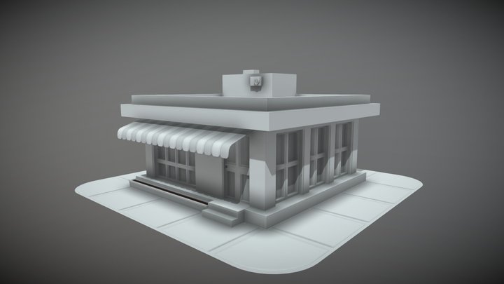Small Store 3D Model