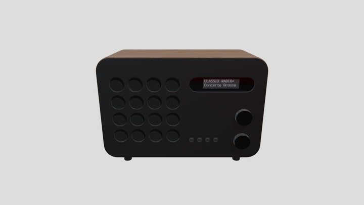 Eames Radio 3D Model
