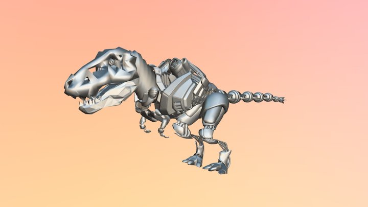 T-rex Idle 2 3D Model