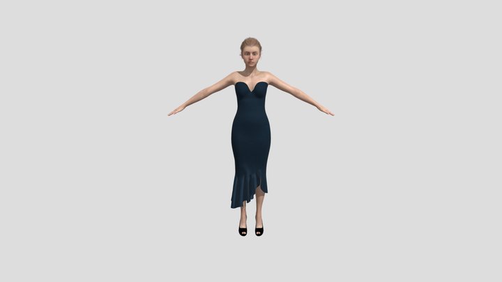 Girl 3D Model