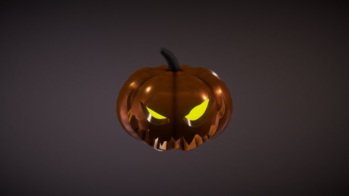 Halloween Pumpkin 3D Model