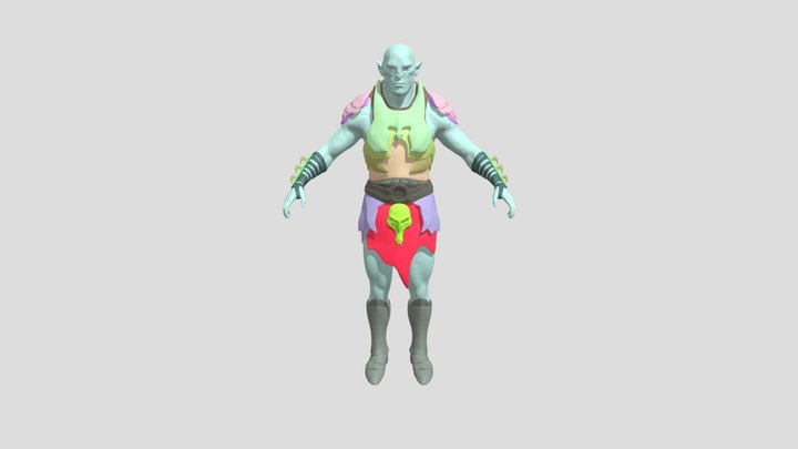 Azog_ID_lowpoly 3D Model