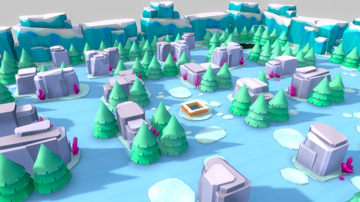 ice_map 3D Model