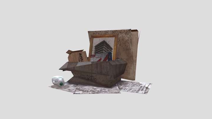 Trashbox 3D Model