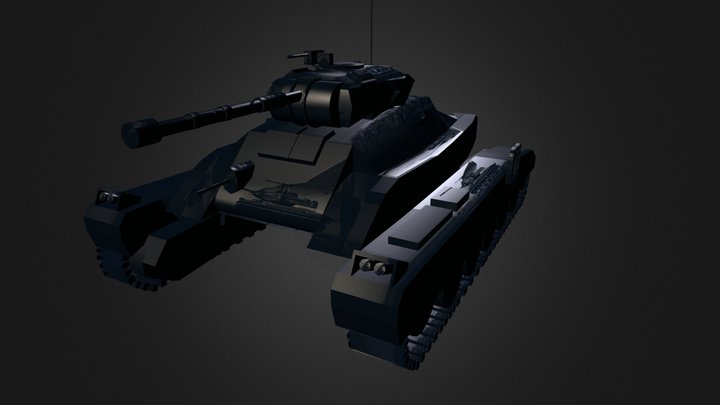 tank de guerra 3D Model