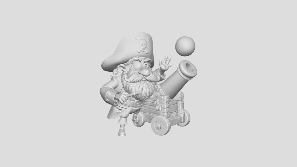 Captain Cannonbeard Gnome
