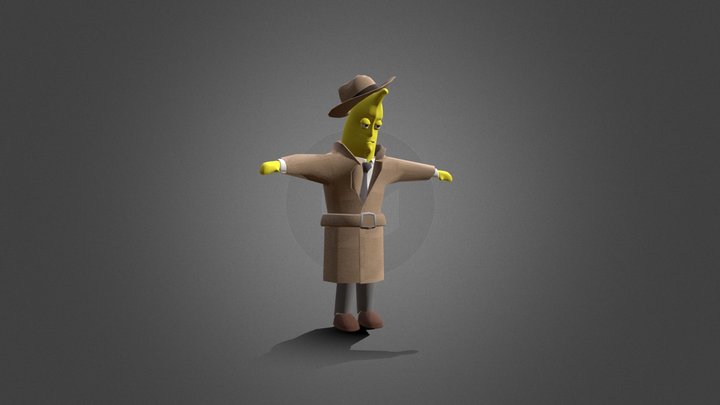 Banana Detective 3D Model