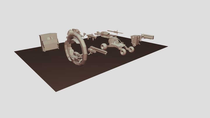 10 drafts. Destiny 2 and Borderlands 3 3D Model