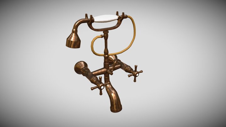 Bath mixer 3D Model