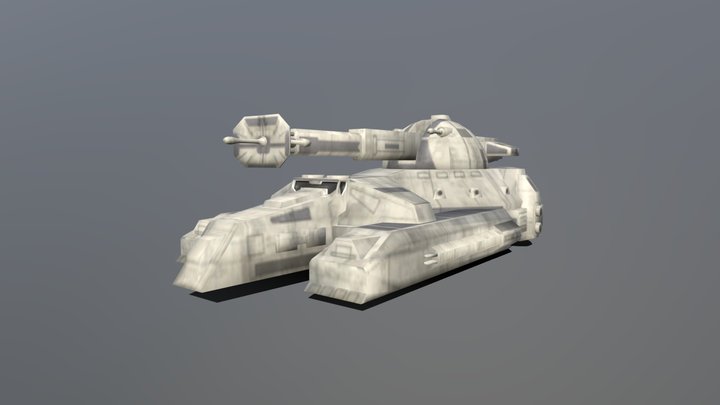 Zillo Blaster clone tank star wars 3D Model