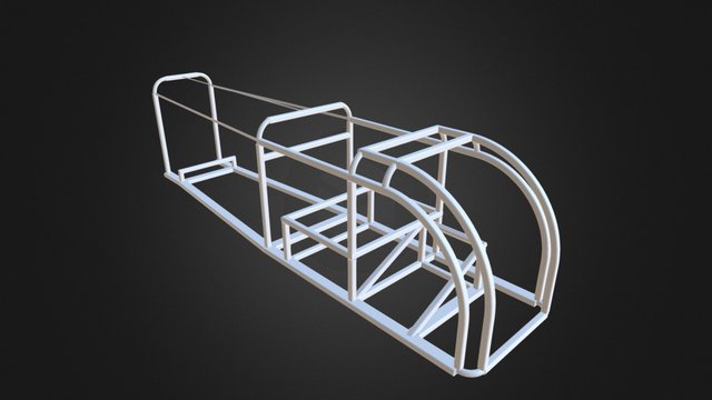 Hot Rod Project Frame Idea 3D Model