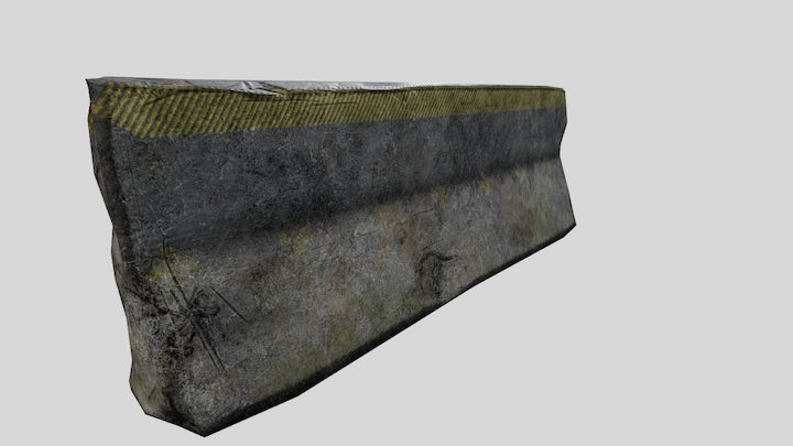 Road Barrier – Modello 3D gratuito STL