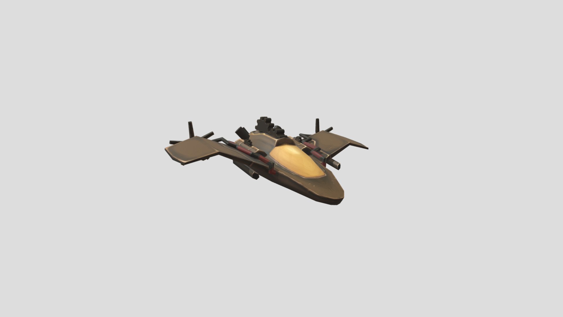 Steampunk Plane - 3D model by Yulian Gerogiev (@ecodruid) [f0e0764 ...