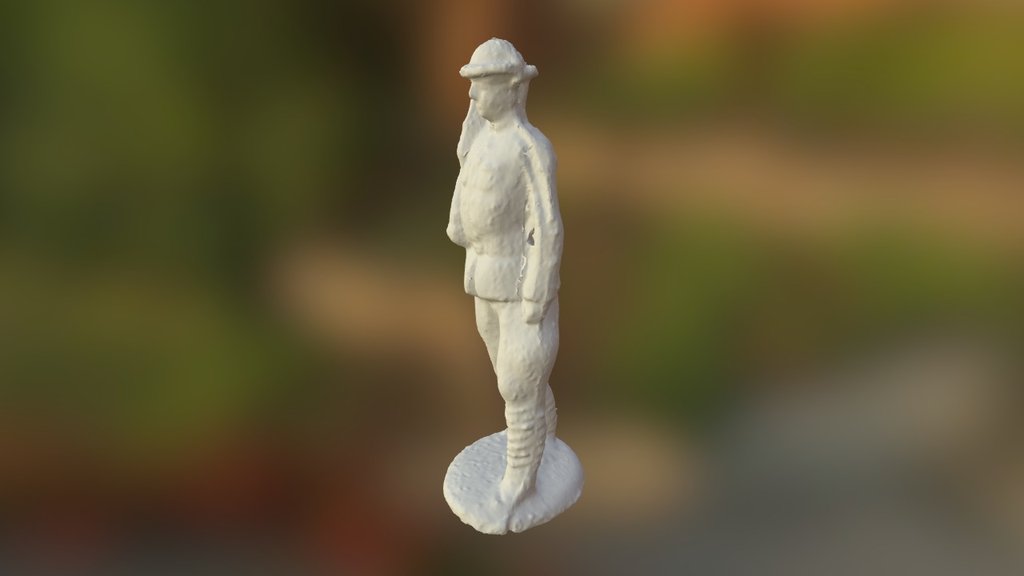 WW I Doughboy Toy Soldier (VCU_3D_552)