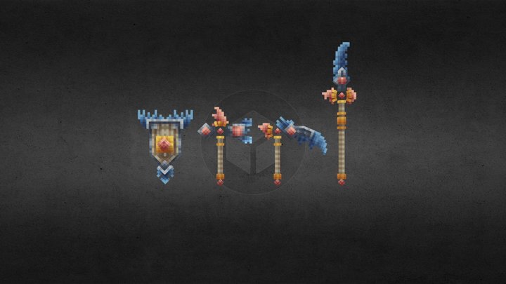 Sapphire Set V2 3D Model