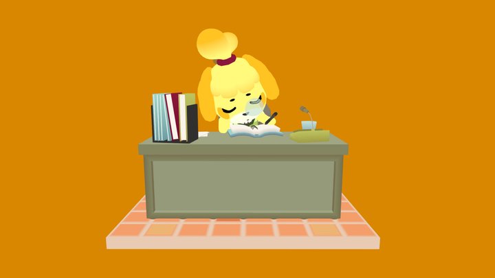 Isabelle - animal crossing 3D Model