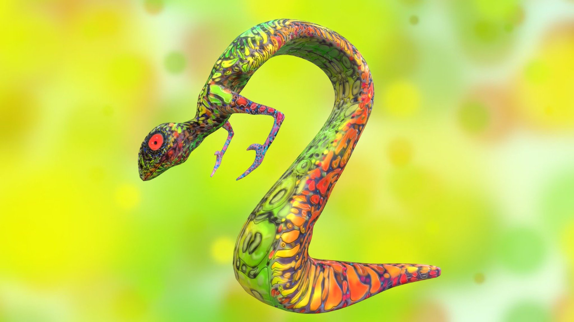 SnakChameleon - Download Free 3D model by Pedram Ashoori ...