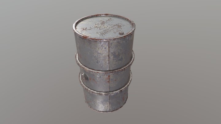 Barrel kraftstoff 200L 3D Model