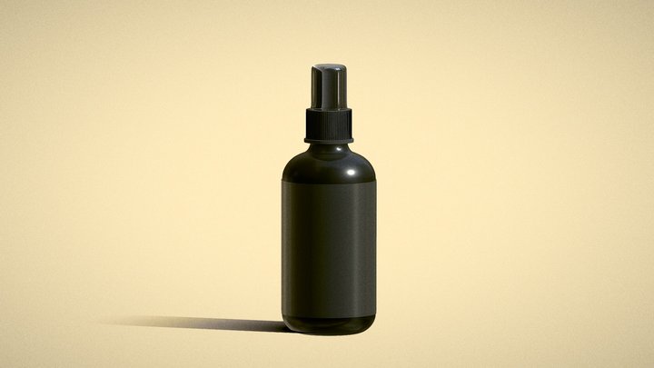 Hair Spray Bottle 3D Model
