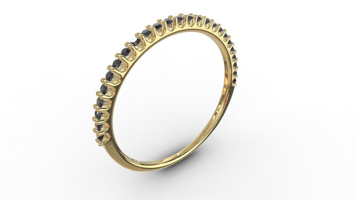 Ring 04 - Diamond Ring 3D Model