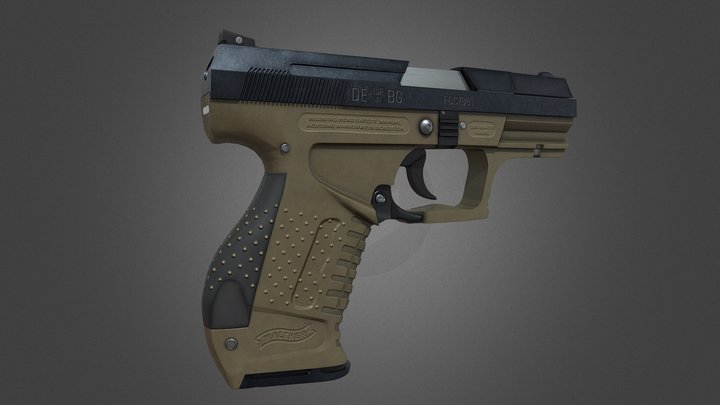 Walther 99 Gun 3D Model