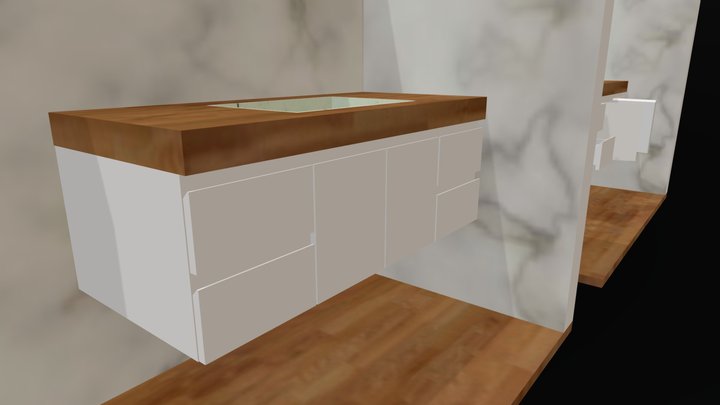 Baño Luna Integrados 3D Model