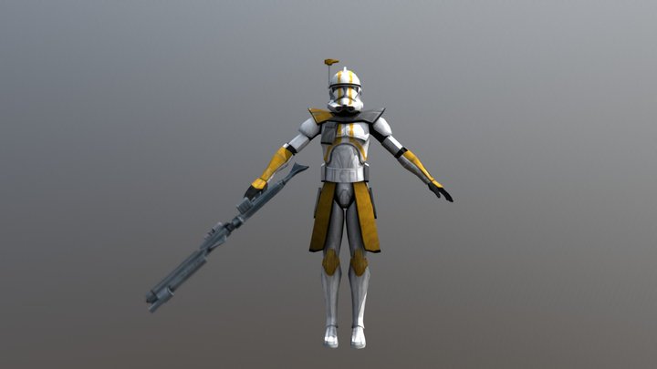 Clone Trooper V3 3D Model