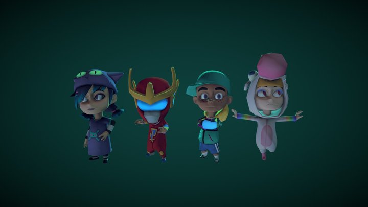 Night Terrors - Characters 3D Model