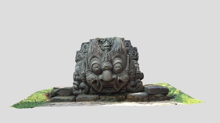 kirtimukha candi jago 3D Model