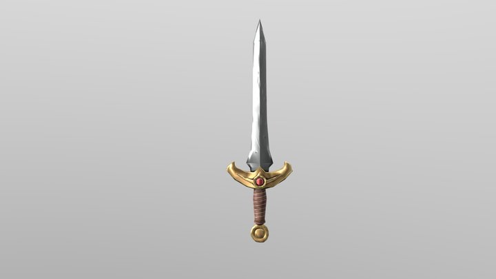 Stylized sword 3D Model