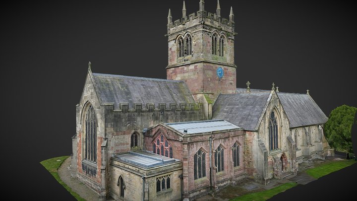 St Mary's Church Ellesmere 3D Model