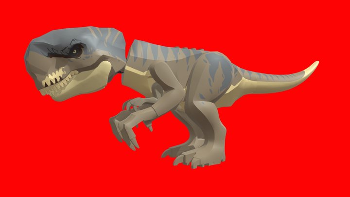 LEGO JWR distortus rex 3D Model