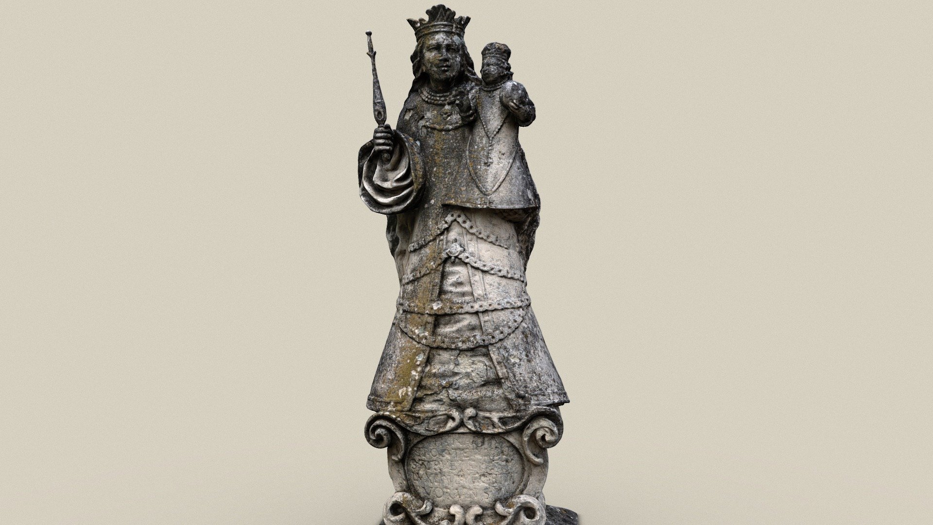 Weißes Kreuz — Sketchfab embed 3D viewer