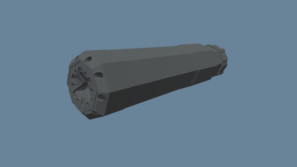 SilencerCo Velos LBP 5.56 Suppressor (Low-Poly)