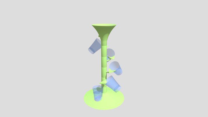 CupsTower 3D Model