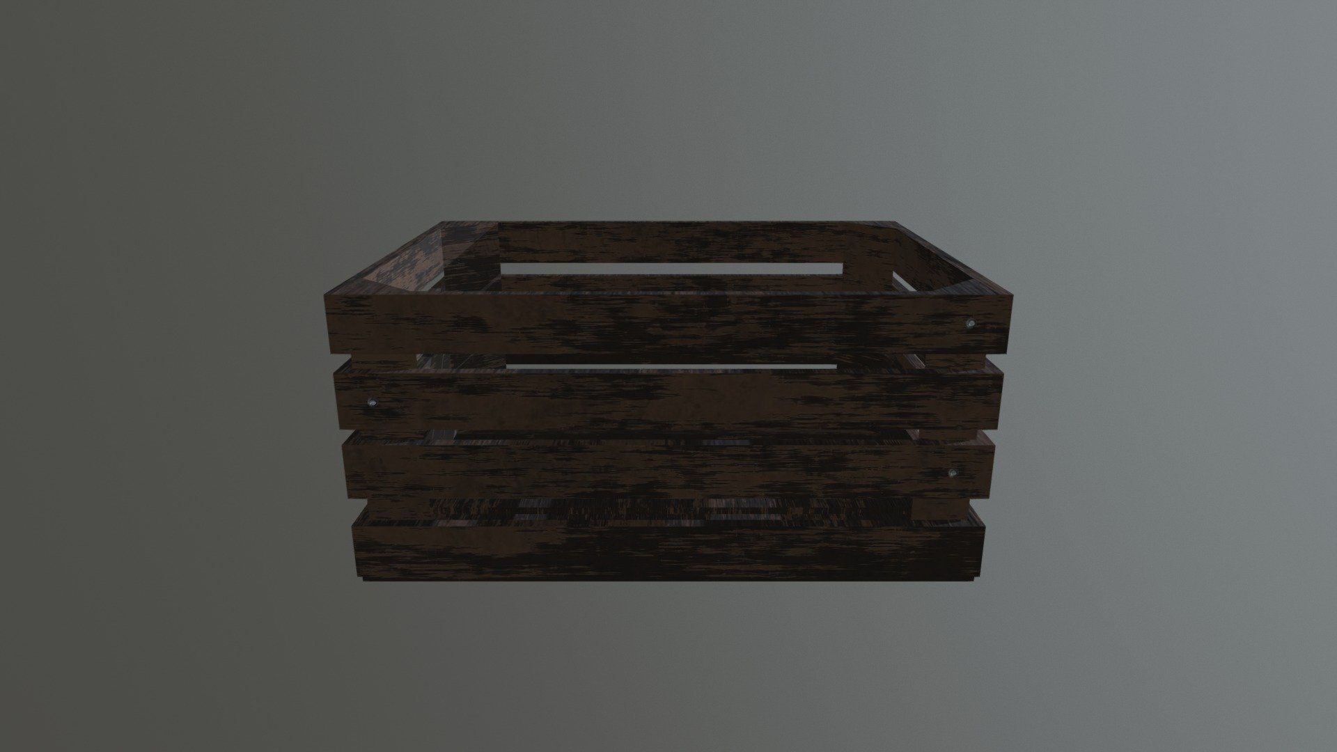 Victorian Wooden Crate