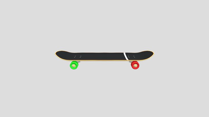 skateboard 3D Model