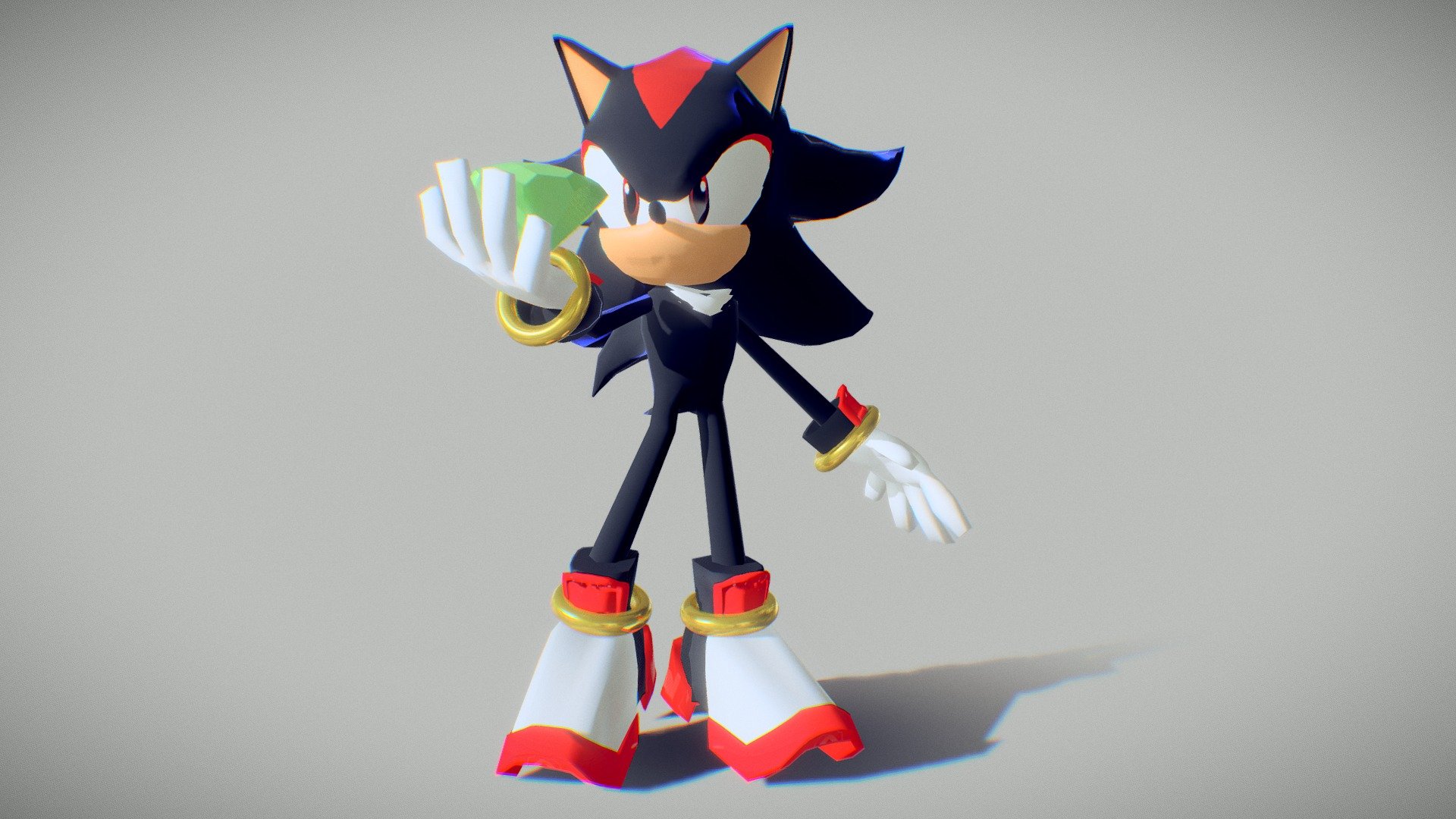 Shadow the Hedgehog - 3D model by dannygervino [f0ee410] - Sketchfab