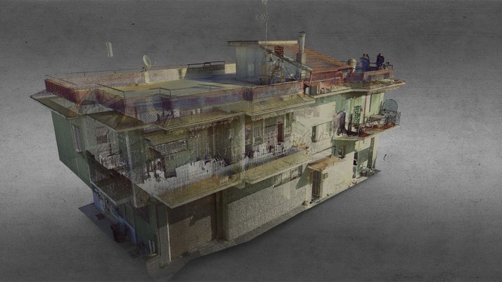 Nuvola Punti condominio 3D Model