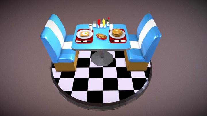 Diner 3D Model
