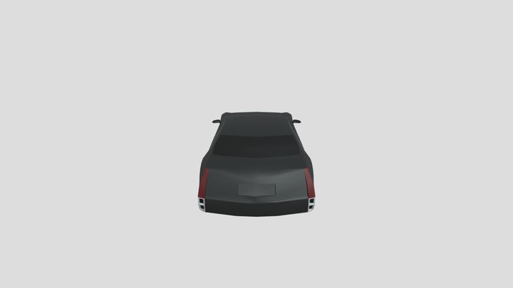 Cadillac 16 Concept 2003 lowpoly for 3D-printing