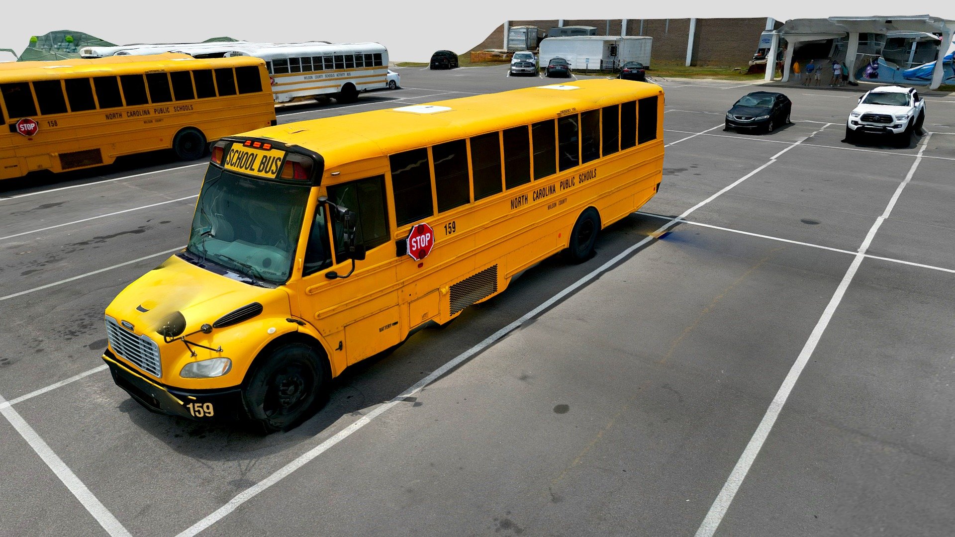 Wilson County, NC School Bus DJI Mini 3 Pro 3D model by Nine Ten